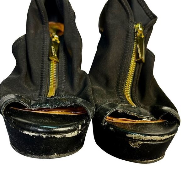 Vince Camuto - Black Nylon Wedges - Picture 8 of 10